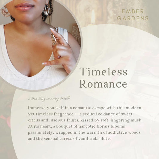 Timeless Romance Handmade Perfume | Sexy Perfume Gift for Girlfriend Musk Perfume eau de parfum Parfum Handmade Perfume Spray Gift for Her