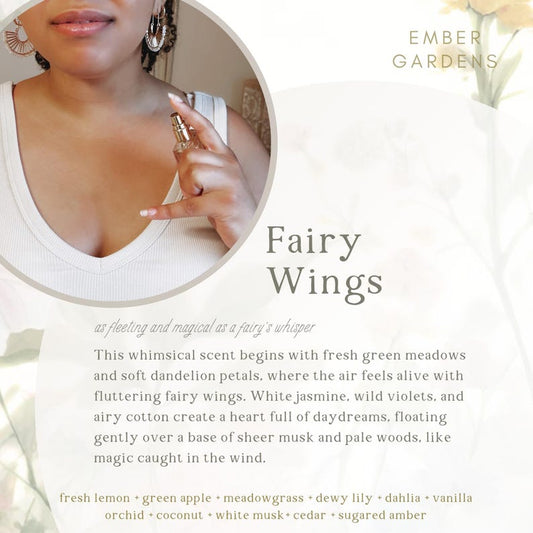 Fairy Wings Perfume | Handmade Spring Scent, Floral Aroma