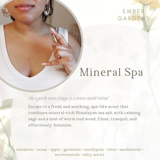 Mineral Spa Perfume | Handmade Sea Botanicals Eau de Parfum