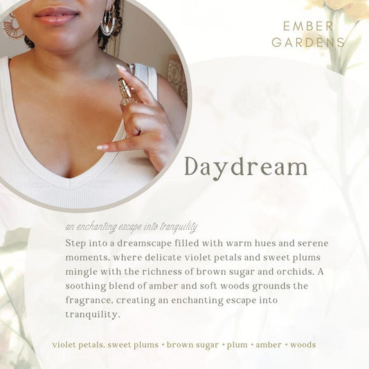 Daydream Perfume | Tranquil Violet, Plum, and Amber Scent