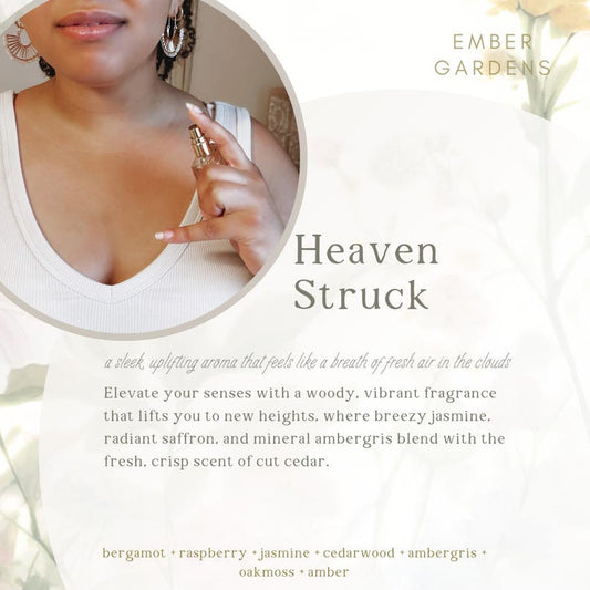 Heaven Struck Perfume | Handmade Perfume | Bright Woody Botanical Eau de Parfum