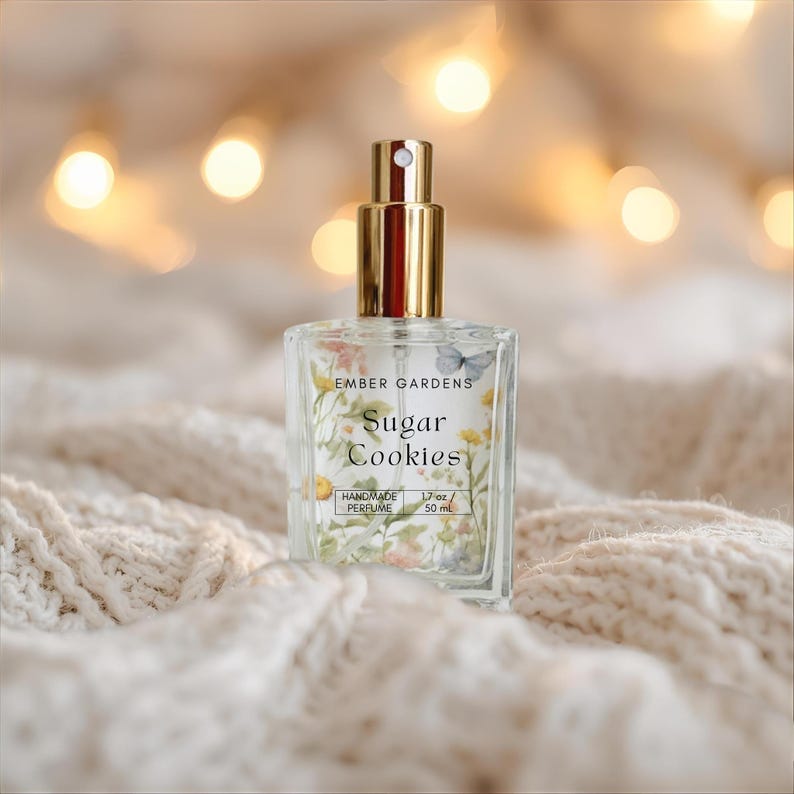 Sugar Cookies Perfume | Dessert Perfume | Bakery Handmade Perfume | Gourmand Perfume | Warm Dessert Scent Body Spray
