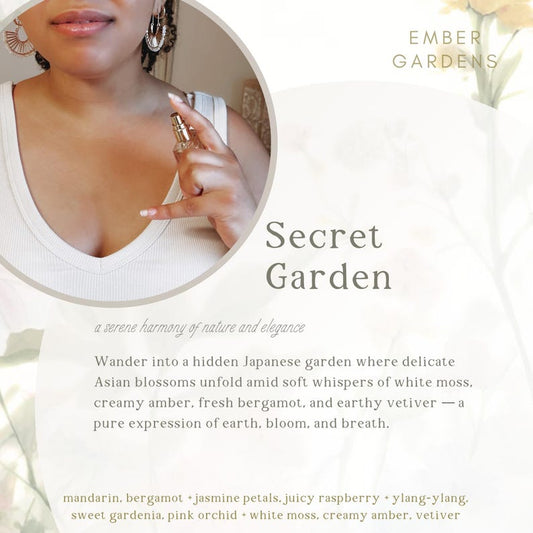 Secret Garden Perfume | Asian Blooms Floral Botanical Eau de Parfum