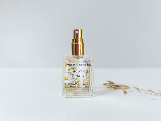 Shadowed Petals Perfume | Handmade Musky Patchouli Eau de Parfum