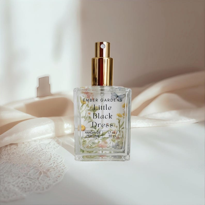 Little Black Dress Perfume | Handmade Musk Sandalwood Eau de Parfum