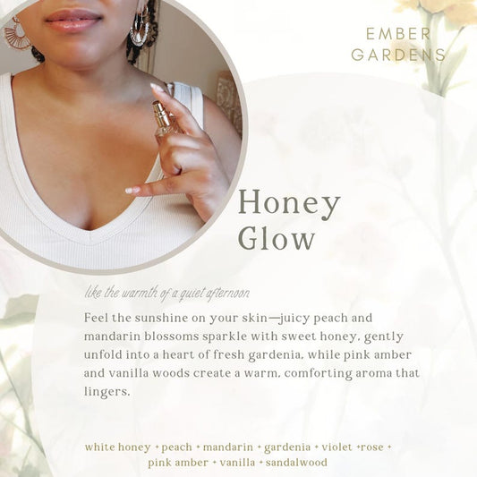 Honey Glow Perfume | Floral Eau de Parfum, Handmade Lovely Scent
