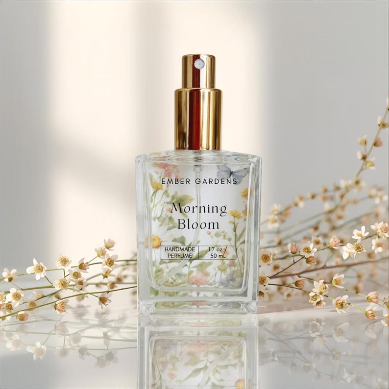 Morning Bloom Handmade Perfume | Fresh Sea, Jasmine, and Citrus