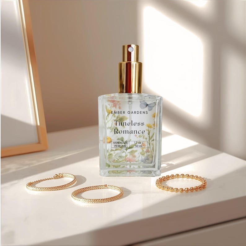 Timeless Romance Handmade Perfume | Sexy Perfume Gift for Girlfriend Musk Perfume eau de parfum Parfum Handmade Perfume Spray Gift for Her