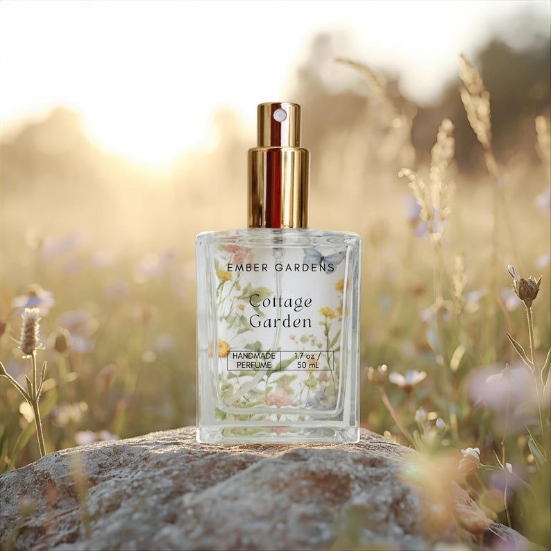 Cottage Garden Handmade Perfume | Fresh Cotton Eau de Parfum