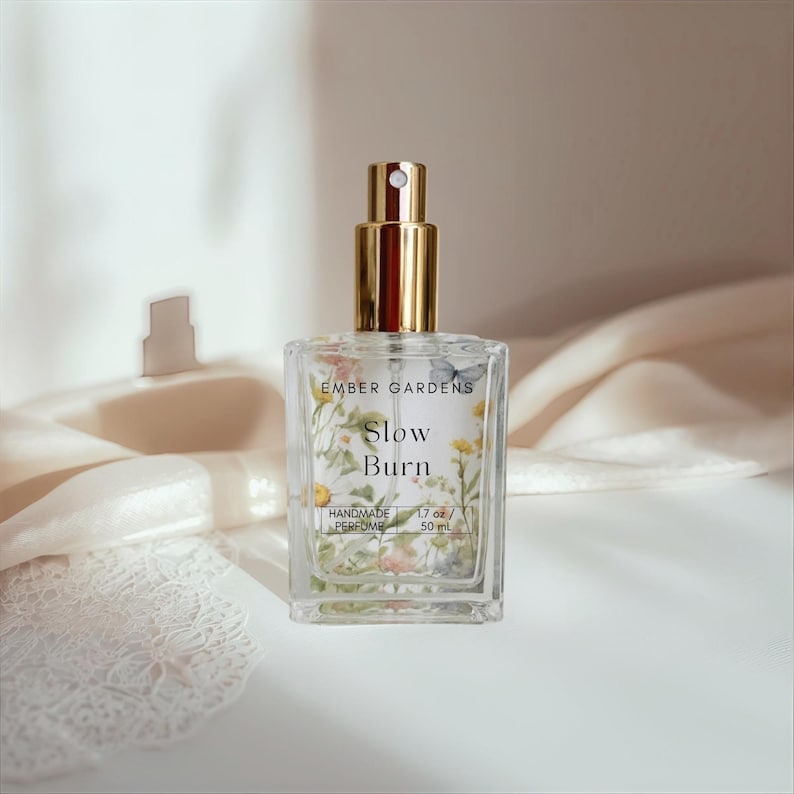 Slow Burn Handmade Perfume | Spicy Vanilla Tonka Bean Eau de Parfum