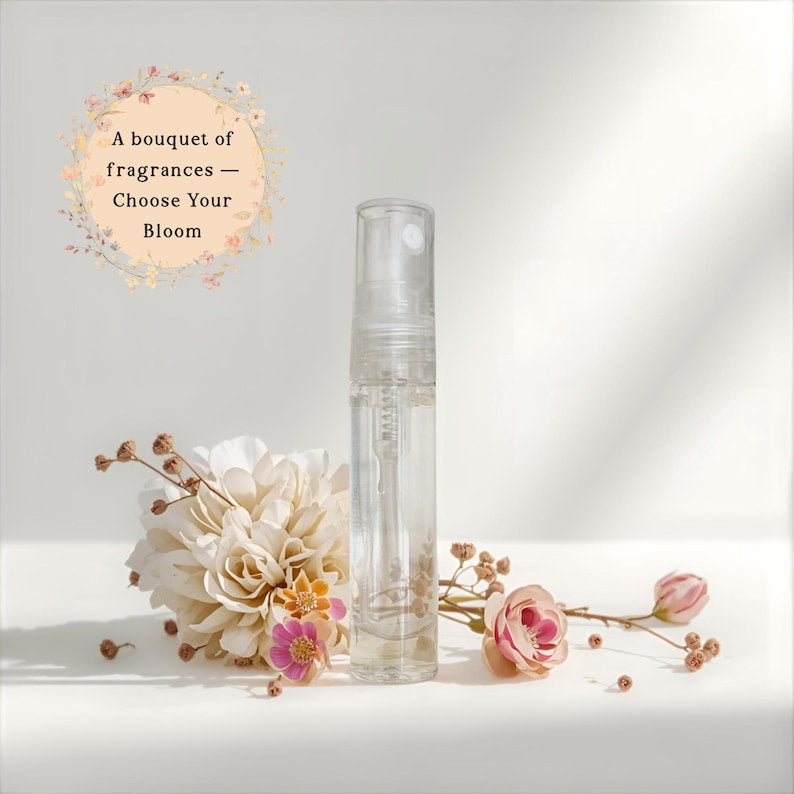 Sampler Perfume Pick Choose Your Sample Bloom | Spray Perfume Tester Perfume Sample Spray Handmade Gift for Girlfriend