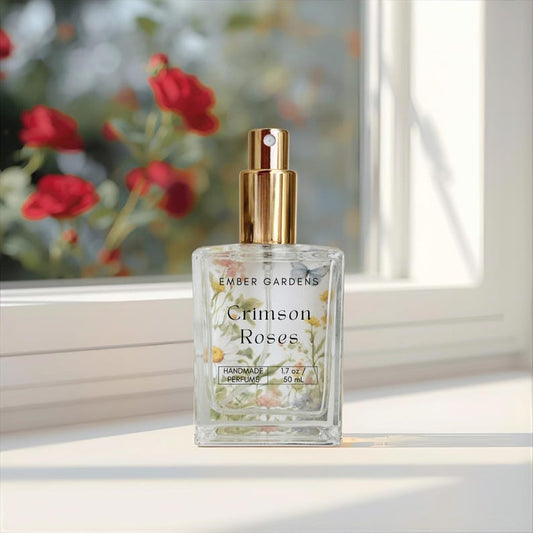 Crimson Roses Perfume | Handmade Rose Perfume Fresh Eau de Parfum