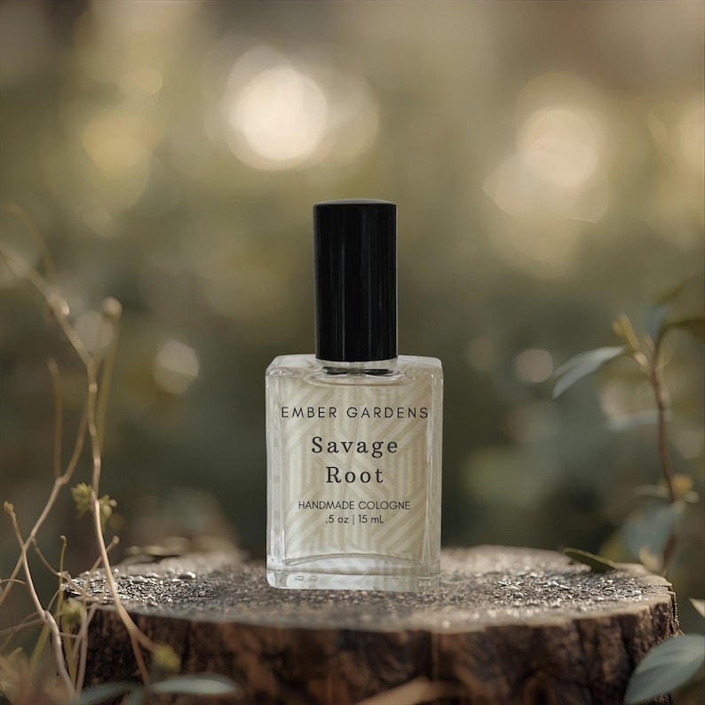 Savage Root Handmade Cologne | Sexy Cologne for Men | Bergamot, Lavender, Vetiver